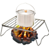 Parrilla ligera plegable de barbacoa de barbacoa de acero inoxidable Campamento de mochilero