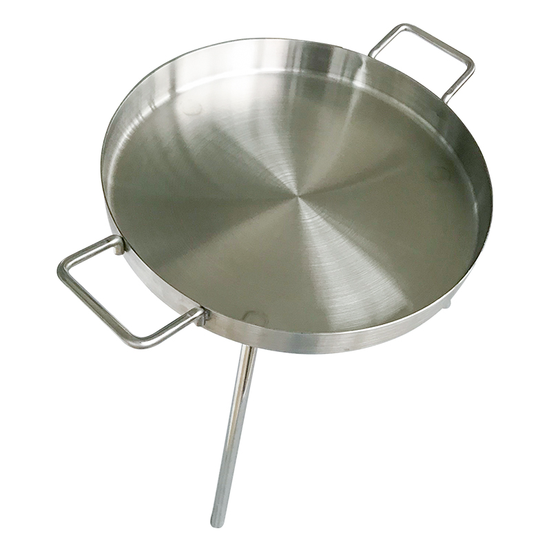 Caja fuerte redonda Pre-sazonada de hierro fundido Skillet Sartén utensilios de cocina Metal Fryer Pan Ideal para freír y asar a la parrilla