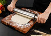 Pin de rodadura de acero inoxidable fácil de limpiar para hornear pastelería pastel de pizza pastel