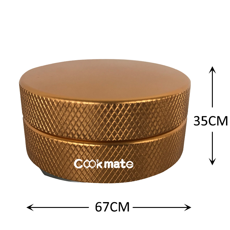 Precio de fábrica Coffee Tamper Calibrado Coffee Hammer con base 100% de acero inoxidable plano