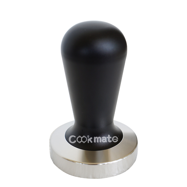 Flow perfecto Logotipo gratis Impreso 304 Acero inoxidable CALIBRADO ESPRESSO STAMPER TAMPER