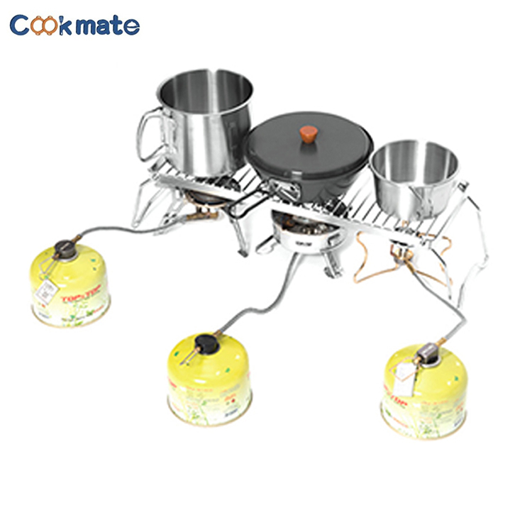 Glamping accesorios para barbacoa plegable portátil de acero inoxidable ala de pollo rack barbacoa parrilla
