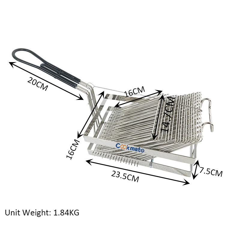 Cocina New Utensils Chrome Plated Tostada Fryer Cesta para Freidora Grasa Profunda De Alta Calidad