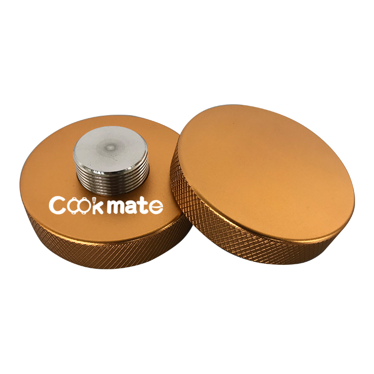 Precio de fábrica Coffee Tamper Calibrado Coffee Hammer con base 100% de acero inoxidable plano