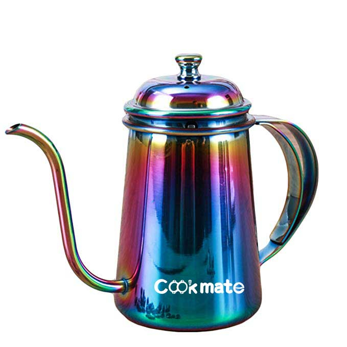 Pisos de cisne de cuello de cisne sobre el kettle de café Barista Verter Diseño de control Ideal para café y tetera