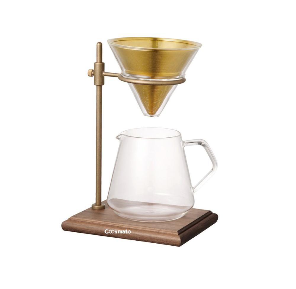COOKMATE UK Coffee Filter Paper Frío BREW CAFEMACHA Portable Portable Sobre Cappuccino Strainer