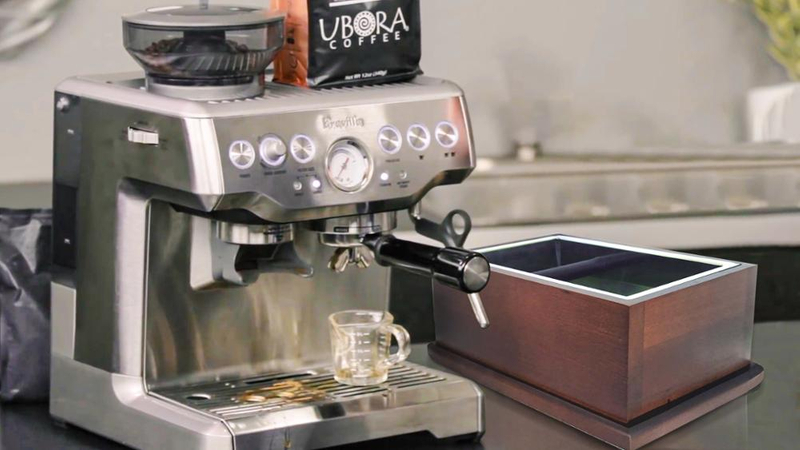 Con la barra de silicona extraíble Barista Barista Coffee Town Ground Box Caja de contenedor