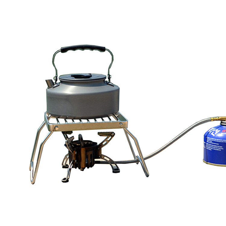 Parrilla ligera plegable de barbacoa de barbacoa de acero inoxidable Campamento de mochilero