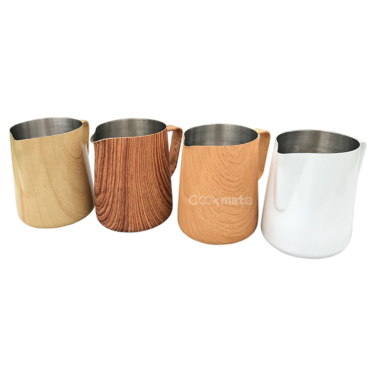 Materiales saludables Acero inoxidable Café Té Milk Leche de espuma Pitcher Art Cup