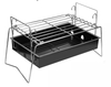 Glamping accesorios para barbacoa plegable portátil de acero inoxidable ala de pollo rack barbacoa parrilla