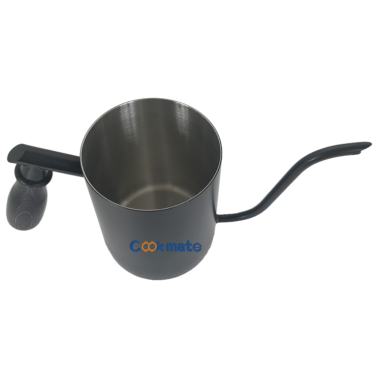 América estilo acero inoxidable café tetera de agua caliente portátil para café