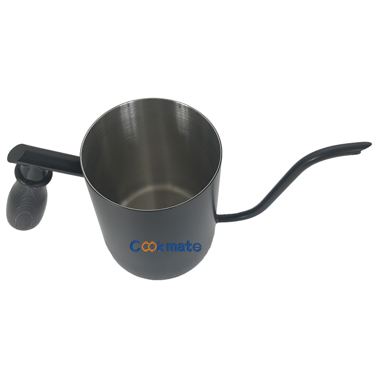 América estilo acero inoxidable café tetera de agua caliente portátil para café