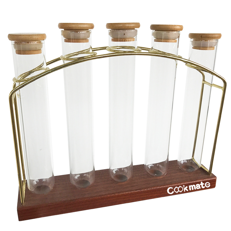 Botellas de hierba de acero inoxidable y botellas de hierba Bandeja Pantalla Soporte Soporte Estante de almacenamiento Organizador
