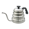 Vierta sobre la cafetera Kettle de té - Pote de cuello de cisne de la olla de café con termómetro fijo para café perfecto y té - tetera