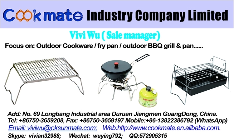 China Fábrica de accesorios portátiles de la barbacoa de la barbacoa de la cocina al aire libre Fire Pit Barbacoa de la barbacoa