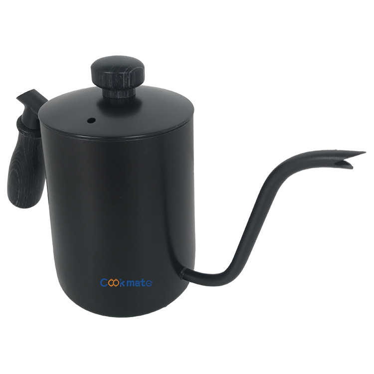 América estilo acero inoxidable café tetera de agua caliente portátil para café
